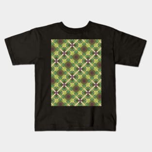 Green Tropical Looking Pattern - WelshDesignsTP003 Kids T-Shirt